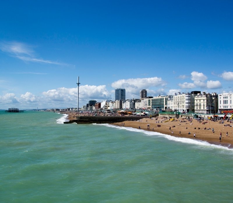 Brighton coast