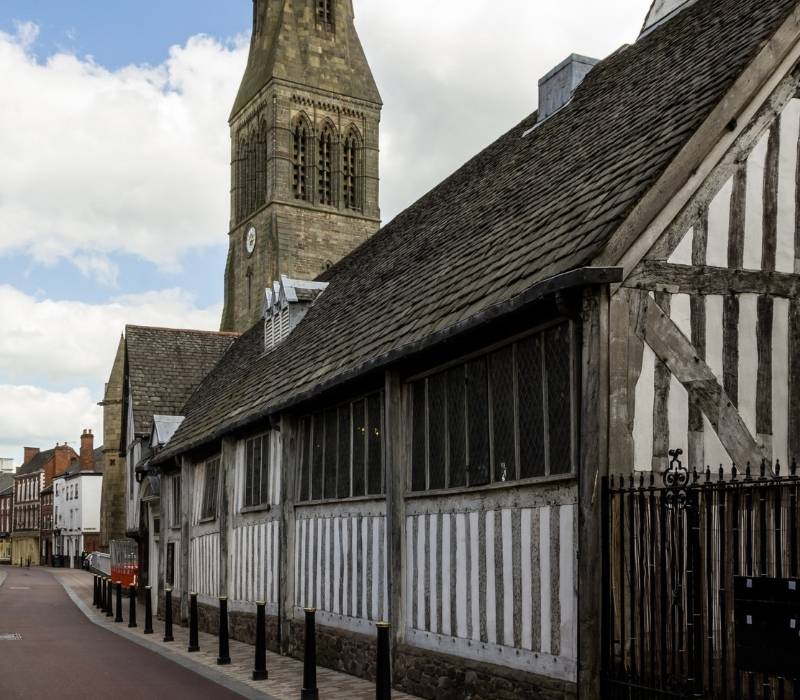 Leicester Guildhall, historic medieval building in Leicester, England