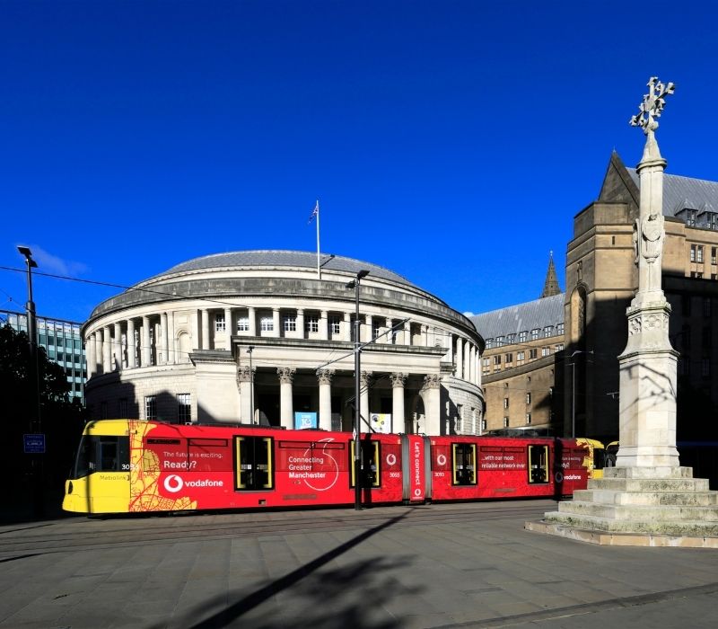 Manchester Central Library in St Peter’s Square, Manchester, UK